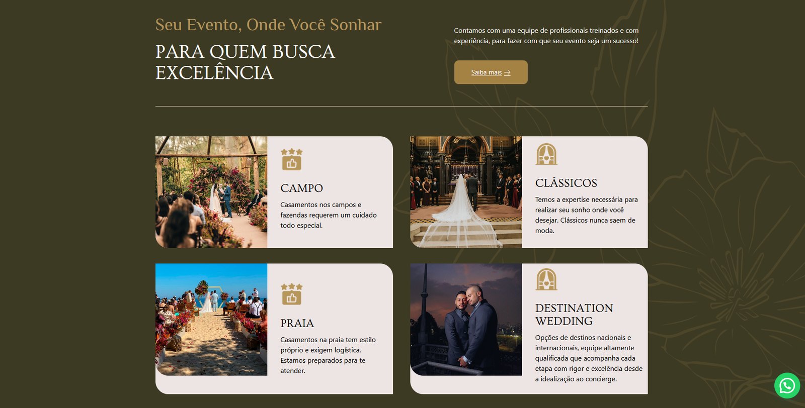 Categorias de eventos da Múltipla